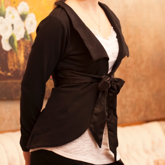 Black French Terry vest - Picture 2 of 4